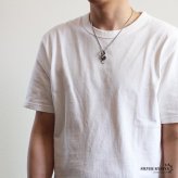 ステンレス スネークネックレス ヘビ ペンダントネックレス ダブル喜平チェーン 6面カット 細身 シルバー 燻し アニマル ユニーク リアル 鱗 赤目 メンズ 男性 金属アレルギー対応