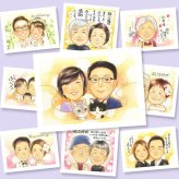 ギフト 両親 似顔絵 プレゼント 手描き 贈り物 名入れ 結婚記念日 お祝い 記念日 誕生日 お父さん ご両親 お母さん 両親 名入れ 修正無料 下書き確認 喜ばれる そっくり 宝物 似てる 結婚記念日 記念 思い出 贈答品 快気祝い 感謝の品 ブライダルギフト 還暦祝い 百寿祝い 引っ越し 色紙 米寿祝い 披露宴 初任給 カラフル オリジナル お祝い返し ウェディングギフト