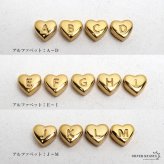 ステンレス 選べる誕生石とイニシャルのネックレス ハート ゴールド レディース スネークチェーン AからZ 26文字 12カラー ペンダント 英字 カラーストーン ダブルモチーフ 華奢 上品 大人可愛い アクセサリー 金属アレルギー対応