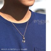 ゴールド ネックレス ハワイアンジュエリー フィッシュフック モアナ ゴールド ペアネックレス 2本セット 刻印 無料 誕生石入れ可 幸せを釣上げる 14K K14ゴールド K10 10Kあずきチェーン太0.7mm 2本セット ネックレス カップル 夫婦 ハロウィン 【品番：CG-GP113P】