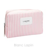 【ノベルティ】 ランコム LANCOME コスメポーチ ピンクストライプ