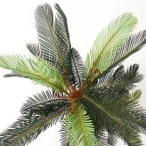 観葉植物 造花 ソテツ BROWN 全高約86cm 中型 フェイクグリーン 本物そっくり おしゃれ インテリア 人工観葉植物 アーティフィシャルグリーン オフィス 店舗 ホテル 開店祝い 室内 蘇鉄 フェイク