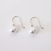 ［pearl431］ 7.5mm - 8mm 揺れる ピアス あこや真珠 シンプル 天草 フォーマル ホワイトピンク 熊本
