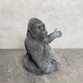 スマホスタンド woobia ウービア ゴリラ おもしろ雑貨 リアル動物オーナメント 卓上 デスク インテリア 誕生日 父の日 昇進祝い 退職祝い 男性 ギフト プレゼント 置物