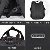 リュック レディース Columbia コロンビア PU7267 サニーサイドパーク バックパック 16L A4 撥水 防汚 軽量 コーデュラ オムニシールド PC収納 黒 ブラック アイボリー カーキ おしゃれ リュックサック マザーズバッグ マザーズリュック 大人 通勤 通学 旅行 アウトドア