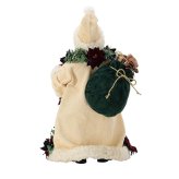 Old World Poinsettia Santa 26.7cm | サンタ サンタクロース 人形 置物 フィギュア クリスマス ホリデー Possible Dreams 正規輸入品