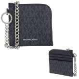 マイケルコース MICHAEL KORS カードケース コインケース 小銭入れ アウトレット JET SET TRAVEL MD ZA WALLET 35S6STVC6B BLACK ブラック