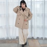 トレンチコート TCギャバジンレディース スプリングコート ハーフオーバートレンチ ハーフコート オフィス 通勤 春トレンチ コート カジュアル (lc3272)