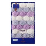 チェルベ ドット 大判 バスマット パープル ギフト バス用品 マット 日本製 ドット柄【北海道・沖縄県・離島 配送不可】