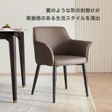 ダイニング家具 ダイニングテーブル＆チェア-ブラウン- 7点セット 180cm