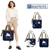 ROOTOTE ルートート IP.トール.マエカケ.ピーナッツ-1F  トートバッグ 斜め掛け 手持ち スヌーピー レディース 普段使い 使いやすい かばん カバン 鞄 バッグ