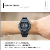 G-SHOCK Gショック G-SQUAD ジースクワッド GBD-200シリーズ GBD-200-1JF メンズ 腕時計 Bluetooth デジタル ブラック CASIO カシオ