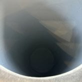 鉢カバー おしゃれ 大型 13号 φ40×H55.5cm Lサイズ 植木鉢 KONTON コントン リブラ 丸型 縦長 トール ファイバーストーン 軽量 室内 屋内 高級 北欧 モダン ナチュラル 観葉植物用 シンボルツリー サボテン 多肉植物 特大 玄関 プランター 底穴なし クリーム ラスティ