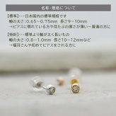 【日本製・鑑別書つき】ピアス セカンドピアス 天然ダイヤモンド 一粒 ふせこみ レディース K18 0.06ct 片方 0.5ペア 金属アレルギー対応 18金 18K メンズ ダブルロックキャッチ 地金【全品1個ずつバラ売り】 プレゼント