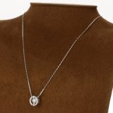 スワロフスキー swarovski ネックレス Una ラウンドカット 5286137 ウナ ペンダント アクセサリー レディース シルバー+ホワイト 海外正規品