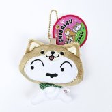 クレヨンしんちゃん シロ ぬいぐるみマスコットキーホルダー (柴犬)