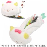  がおぱわるぅ ロングポーチ 定形外 送料無料 210968-25 サンリオ sanrio 恐竜 ダイナソー ぬいぐるみ 筆箱 筆記用具 ペンケース ペンポーチ ポーチ フィギアポーチ 化粧ポーチ メイクポーチ ねこ 猫