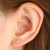 ピアス レディース 18金 K18PG ピンクダイヤモンド 0.1ct ピンクゴールド 両耳用 ダイヤピアス 天然石 希少石 華奢 シンプル アクセサリー ジュエリー 上品 贈り物 プレゼント ギフト