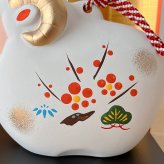 干支 置物 薬師窯 錦彩招福寿々未 (土鈴・親子)  62 干支の置物 羊 未 未年 陶器 ひつじ ヒツジ 2027年  干支置物 薬師 窯 の 置物 飾り 2027 迎春 正月 縁起 粗品 景品 伝統工芸・陶器の和遊感