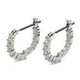 スワロフスキー SWAROVSKI ピアス フープピアス アクセサリー 5562126 Vittore hoop earrings ヴィットーレ シルバー