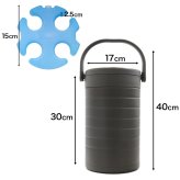 専用保冷剤付き ワークマン 真空ハイブリッドコンテナ ダークブラウン 約5L 500mL 約4本 保冷 保温 持ち運び コンテナ キャンプ バーベキュー アウトドア キャンプ道具 グッズ 部活 職場 通販 2026