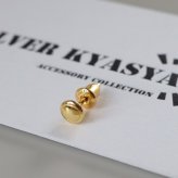 シルバー925 小ぶりピアス 極小 スタッドピアス シンプルピアス ゴールド 18KGP サークル 小さめ ワンポイント メタル 片耳1点 レディース 女性 金属アレルギー対応 イヤリング