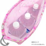 ハローキティ 巾着袋 マチあり 大きめ ピンク ラメハート サンリオ キャラクター グッズ 体操服入れ シューズケース 体操着袋 着替え袋 撥水加工 裏地付き 子供 大人 キッズ レディース ギフト プレゼント サンリオ正規ライセンス品