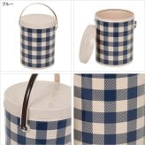 ダルトン ティン バスケット ラウンド 小物入れ 収納 缶 ブリキ フタ付き 収納ボックス ブリキ缶 ゴミ箱 レトロ アウトドア バケツ おしゃれ DULTON