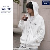 Reebok リーボック ジップパーカー メンズ レディース rm-6105 スウェットパーカー フルジップ 長袖 フーディー 裏起毛 暖かい ロゴ 刺繍 ビッグシルエット オーバーサイズ 羽織り スポーティ カジュアル M L LL 2026FW Karlas 別注