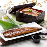 敬老の日 ギフト うなぎ 割烹 一愼 特製 長 蒲焼 ｜長蒲焼120g×2尾、山椒×2袋、特製蒲焼のたれ50mlｘ1本｜敬老の日メッセージ付【お届け期間：9月19日～9月21日】 遅めの お中元 ※沖縄・北海道は配送不可