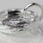 ハワイアンジュエリー ネックレス シルバー ネックレス 刻印 無料 誕生石入れ可 リング ハート 上品 シンプル シルバー925 ギフトラッピング可能 チェーン 長さ選べる プレゼント クリスマス 【品番：CG-SP2680】