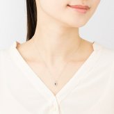 【無料ラッピング】  カナルヨンドシー Canal 4℃ ネックレス【9月誕生石】シルバー ネックレス サファイア キュービックジルコニア レディース ブランド 正規品 新品 ギフト プレゼント 人気 おすすめ 誕生日 記念日 クリスマス 送料無料
