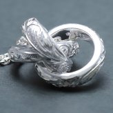 ハワイアンジュエリー シルバー ペンダント トップ トリプルエターナルリング 3リング 3連 シンプル シルバー925 ネックレス チェーン別売 ペンダントヘッド メンズ レディース 誕生日 プレゼント ハロウィン 【品番：SP3015】