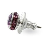 スワロフスキー swarovski ピアス アクセサリー 誕生石 2月 5660797 Birthstone バースストーン スタッドピアス レディース パープル 海外正規品