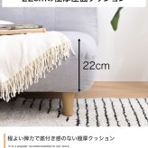 オットマン付き1人掛けソファ Moln モルン 幅76cm 座面高34cm ふわふわ もっちり クッション ポリエステル Sバネ ロータイプ コンパクト 一人暮らし ワンルーム リビング フロアソファ 足置き付き 組立式 パーソナルソファ 一人掛けソファ