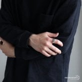シルバー925 印台リング 細め シグネットリング シルバーリング スタンプリング 細身 シンプル メタル メンズ 男性 金属アレルギー対応 指輪