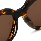 マックスマーラ Max Mara サングラス グローバルフィット アイウェア キャットアイ フォックス MM0139/S 52E 55 メンズ レディース ユニセックス ハバナ+ブラウン 海外正規品