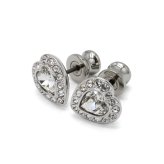 スワロフスキー swarovski ピアス アクセサリー 5720859 Ariana Grande x Swarovski ハート スタッドピアス レディース シルバー 海外正規品