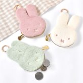 コインケース ミッフィー miffy カラビナ付き 小物入れ ミニ ポーチ 小銭入れ コイン入れ イヤホンポーチ お薬ポーチ マルチケース 小さめ かわいい おしゃれ ピンク アイボリー グリーン バッグチャーム 持ち歩き 女の子 大人 キャラクター グッズ 誕生日 ギフト プレゼント