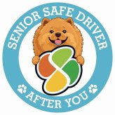 カーサイン 高齢者マーク SENIOR SAFE DRIVER チャウチャウ ステッカー シール 直径13cm 肉球 日本製 車
