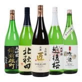 冬ギフト プレゼント お酒 ドリンクギフト おしゃれ 日本酒 銘酒五つ星 日本酒 純米大吟醸1本 大吟醸4本 飲み比べ 1800ml×5本セット純米大吟醸 セット ミツワ酒販 秋田 新潟 兵庫 京都 地酒