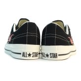 コンバース CONVERSE スニーカー メンズ レディース ローカット キャンバス ワンスター AGED IGNT ブラック/レッドフレイム ONE STAR AGED CANVAS IGNT