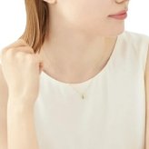 【無料ラッピング】  ヨンドシー 4℃ 8月誕生石 K10イエローゴールド ネックレス ペリドット ホワイトトパーズ ブランド 正規品 新品 ギフト プレゼント 人気 おすすめ 誕生日 記念日 クリスマス 送料無料