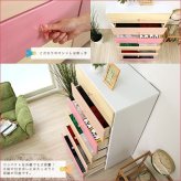 ラック インテリア 収納 タンス チェスト 天然木 ハイチェスト 子供部屋 完成品 日本製 幅60cm 桐 6段 オシャレに可愛く収納 リビング用 petora ペトラ 新生活