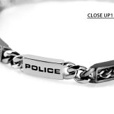 ポリス ブレスレット メンズ ブランド POLICE グレインライン GB0085101 ガンメタル シルバー アクセサリー