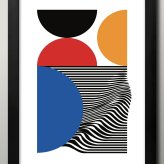 日本製 バウハウス BAUHAUS ミッドセンチュリー A3 サイズ ポスター アート おしゃれ 絵画 インテリア 北欧 イラスト マット紙 艶消し アートパネル 額 フレーム デザイン 壁掛け ギフト 新築祝い ディスプレイ  速達 送料無料