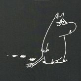 ムーミン ドライクールタッチTシャツ ネイビー アパレル MOOMIN 送料込み