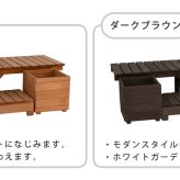 ウッドデッキ ユニット縁台ベンチ hiyori ひより プランターセット 幅155・奥行55 ウッドデッキ 簡単組立 縁側 DIY 木製 天然木 庭 ベランダ マンション おしゃれ ガーデン 屋外 家具 ブラウン ダークブラウン アウトドアリビング 小型