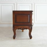 テレビ台 テレビボード 幅180cm アンティーク調 おしゃれ ローボード 大型 完成品 木製 引き出し 脚付き 収納家具 天然木 彫刻 PALMAアンティークブラウン マホガニーのTVボード180 ヨー 新生活