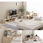 テレビ台 テレビボード 伸縮型 伸縮 ナチュラル 幅75cm 奥行30cm 高さ40cm おしゃれ コーナー ローボード 収納 棚 テレビラック TV台 木製 パソコン台 TVボード ロータイプ 一人暮らし 送料無料